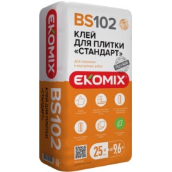 Клей для плитки Стандарт BS 102 Ekomix